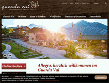 Tablet Screenshot of guardaval.ch